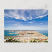 Luchthavenbaan Gibraltar en La Linea in Spanje Briefkaart (Voorkant)