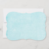 Luchthavenballon met Beer Waterverf op zaterdag Save The Date (Achterkant)