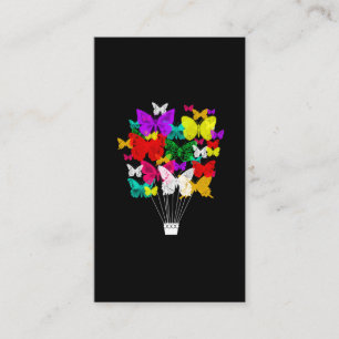 Luchthavenballon wolkenhemel visitekaartje