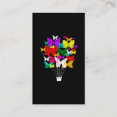 Luchthavenballon wolkenhemel visitekaartje (Voorkant)