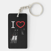 Luchthavenbanen 29L / 29R - 11L / 11R Sleutelhanger (achterkant)