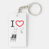 Luchthavenbanen 29L / 29R - 11L / 11R Sleutelhanger (achterkant)