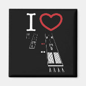 Luchthavenbanen 29L en 29R — magneet (Voorkant)