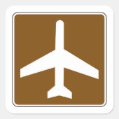Luchthavenbord Stickers (Voorkant)