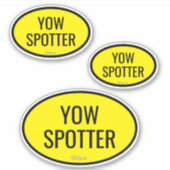 Luchthavencode Spotter Aangepast - Uitgesneden Vin Sticker (Voorkant)