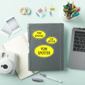 Luchthavencode Spotter Aangepast - Uitgesneden Vin Sticker (iPad Cover)