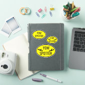 Luchthavencode Spotter Aangepast - Uitgesneden Vin Sticker (iPad Cover)
