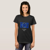 luchthavencode van kopenhagen eu-vlaggenpiloot cph t-shirt (Voorkant volledig)
