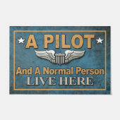 Luchthavendeuren, gegoten voor loodreef deurmat (Voorkant)