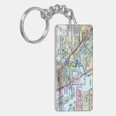 Luchthavendiagram Juneau/taxisdiagram Sleutelhanger (Voorkant Links)