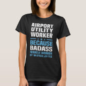 Luchthavenhulpverleners T-shirt (Voorkant)