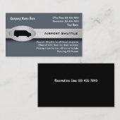 Luchthavenhuttle-Visitekaartjes Visitekaartje (Voorkant / Achterkant)
