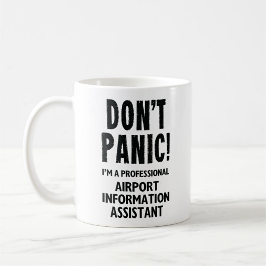 Luchthaveninformatieassistent Koffiemok (Links)