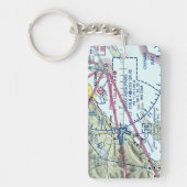 Luchthavenkaart Kodiak/taxidiagram Sleutelhanger (Voorkant)