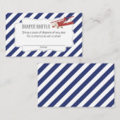 Luchthavenkaartjes Baby shower Informatiekaartje (Voorkant / Achterkant)