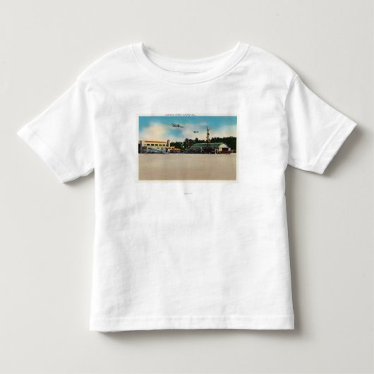 Luchthavenlandingsterrein Kinder Shirts (Voorkant)