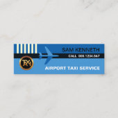 Luchthavenluchthaven Blue Skies Routes Airport Tax Mini Visitekaartje (Voorkant)