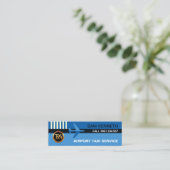 Luchthavenluchthaven Blue Skies Routes Airport Tax Mini Visitekaartje (Staand voorkant)