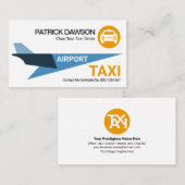 Luchthavenluchthaven Creative Blue Sky Taxi Visitekaartje (Voorkant / Achterkant)