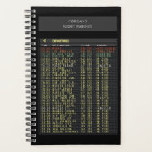 Luchthavenplank (aanpasbare tekst) planner (Voorkant)