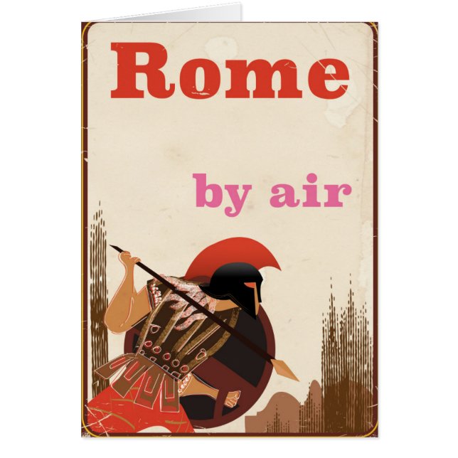 Luchthavenposter Rome Gladiator (Voorkant)