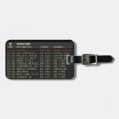 Luchthavenraad (aanpasbaar) bagagelabel (Voorkant horizontaal)