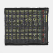 Luchthavenraad (aanpasbaar) fleece deken (Voorkant (Horizontaal))