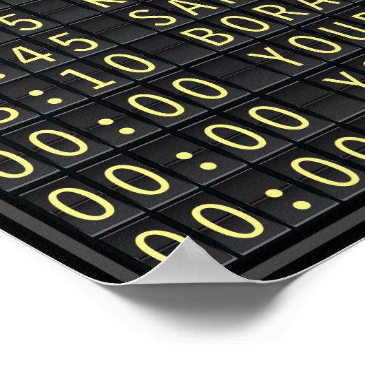 Luchthavenraad 👉 aanpasbaar ❗ leesinstructies ❗ poster (Hoek)