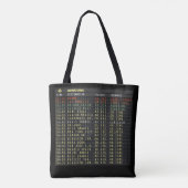 Luchthavenraad (aanpasbaar) tote bag (Achterkant)