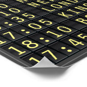 Luchthavenraad (tekst aanpasbaar, kop ook) poster (Hoek)