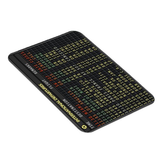 Luchthavenraad (tekst aanpasbaar) magneet (Rechterzijde)