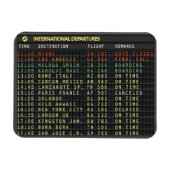 Luchthavenraad (tekst aanpasbaar) magneet (Horizontaal)