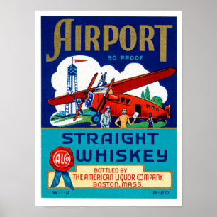 Luchthavenrecht — Whiskey Poster