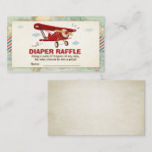 Luchthavenreiskaart voor Baby shower Informatiekaartje (Voorkant / Achterkant)