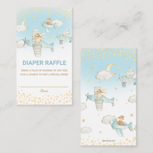 Luchthavens luiende luipaard luiers informatiekaartje (Voorkant / Achterkant)