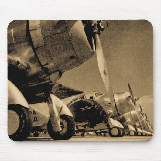 Luchthavens uit de Tweede Wereldoorlog Douglas SBD Muismat (Voorkant)