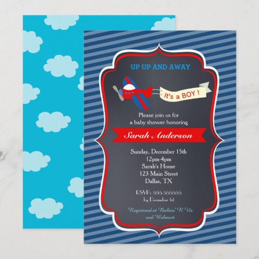 Luchthavenschoenen Kaart (Voorkant / Achterkant)