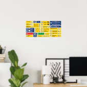 Luchthavensignalen Poster (Thuiskantoor)