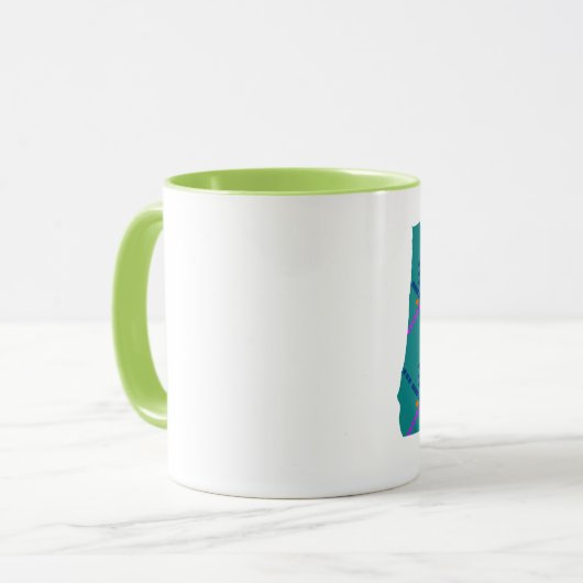 Luchthaventapijt Portland Oregon PDX Mok (Voorkant links)