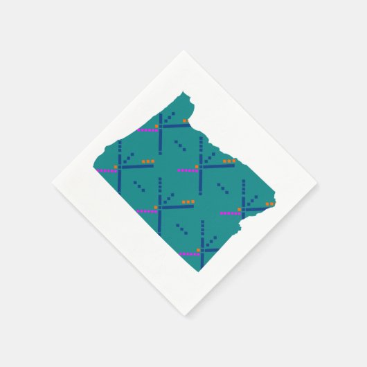 Luchthaventapijt Portland Oregon PDX Servet (Hoek)