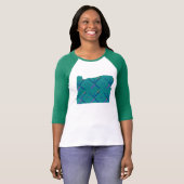 Luchthaventapijt Portland Oregon PDX T-shirt (Voorkant volledig)