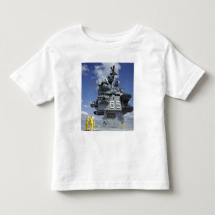 Luchthavenverzorgers testen de sprinklerinstallati kinder shirts