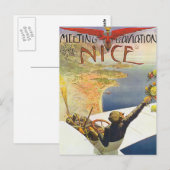 Luchthavenvliegers van Nice Poster Briefkaart (Voorkant / Achterkant)