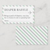 Luchthavenvliegtuig Raffle Ticket Baby shower Informatiekaartje (Voorkant / Achterkant)