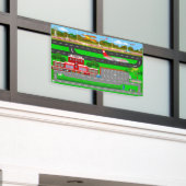 Luchthavenwegen voor auto's 2 1/2' x 4' spandoek (Buitenkant Gebouw)