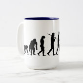 Luchthavenwerktoren Tweekleurige Koffiemok (Voorkant links)