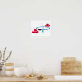 Luchthockey Poster (Keuken)