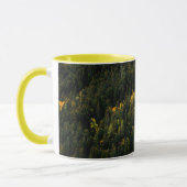 "Luchtig Dennenbos Herfst Mok (Links)
