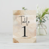 Luchtig neutraal natuurlijk element Boheems tabeln Kaart (Staand voorkant)