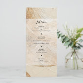 Luchtig Neutraal Natuurlijk Element Boheemse Boho  Menu (Staand voorkant)